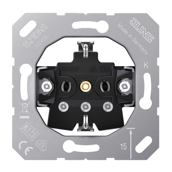 SCHUKO® socket insert 1521EINS image 1