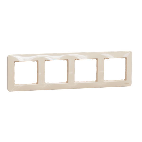 Sedna Design & Elements, Frame 4 gang, professional, beige image 5