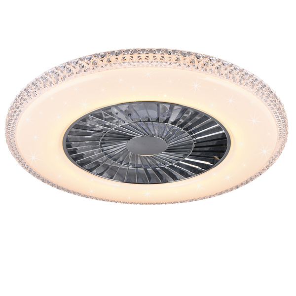 Harstad LED ceiling fan transparent image 1