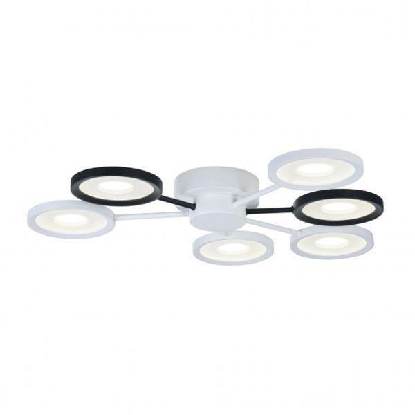 Modern Aprilia Ceiling Lamp Black and White image 2