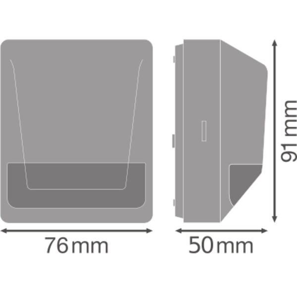 SENSOR WALL 180DEG IP55 WT image 10