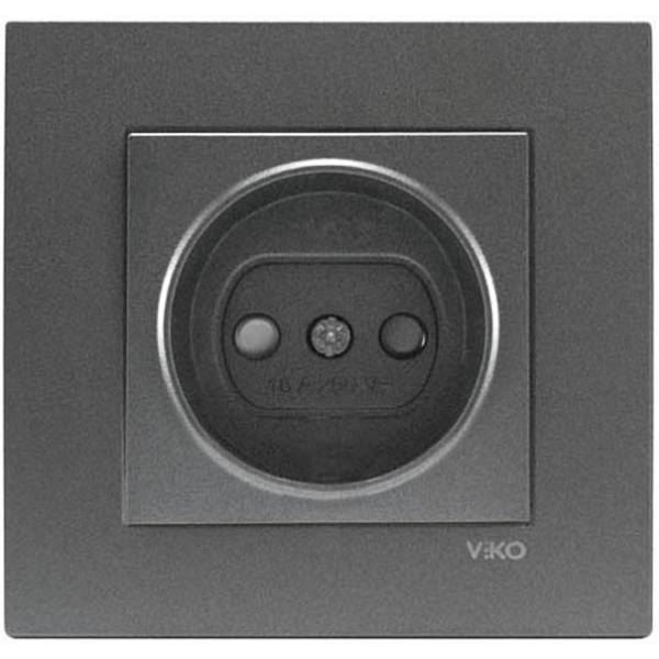 Novella Dark Grey Socket Child Protection image 1