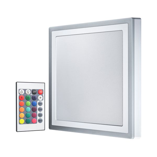 LED COLOR + WHITE Square 400mm 38W + RC image 1