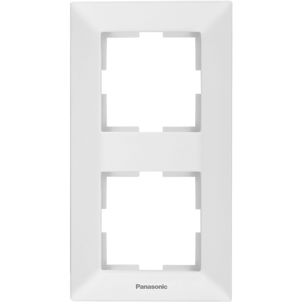 Arkedia Accessory White Two Gang Frame image 1