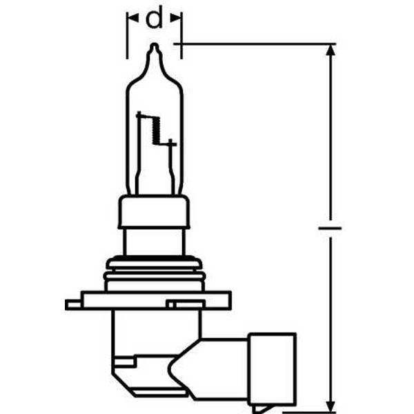 9012 55W 12V PX20D FS1 OSRAM image 2