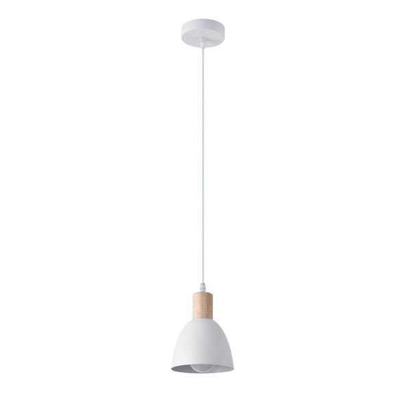 Lilian Pendant Lamp 1xE27 White image 1