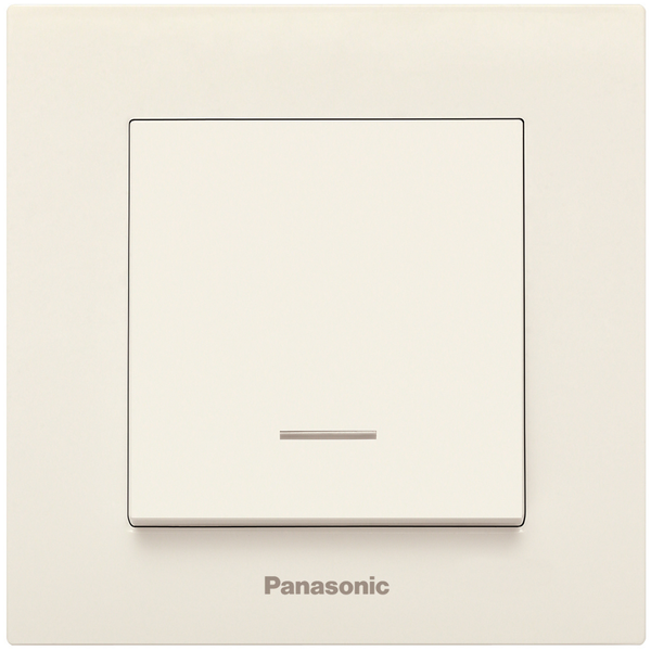 Karre Plus Beige Illuminated Switch image 1