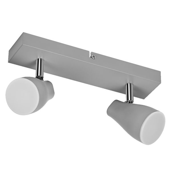 LED SPOT PEAR GREY 2 x 4.3W 2700K GU10 image 7