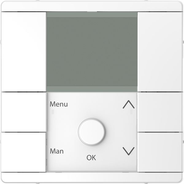 Display timer module, Merten System Design, lotus white image 1