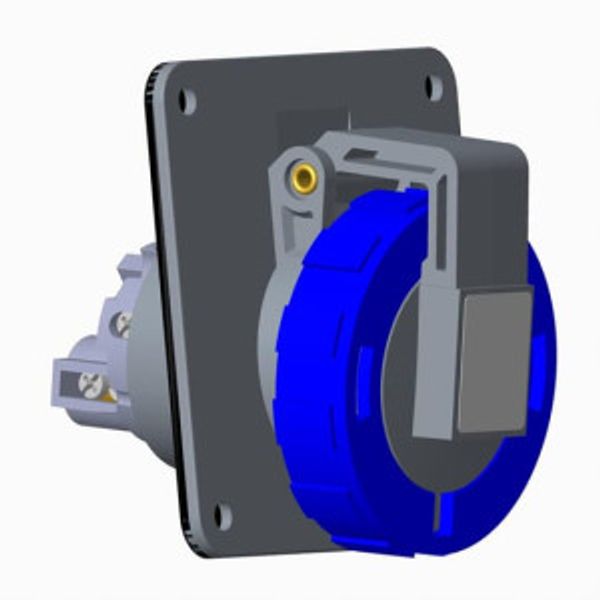 ABB430R9W Panel mounted socket UL/CSA image 1