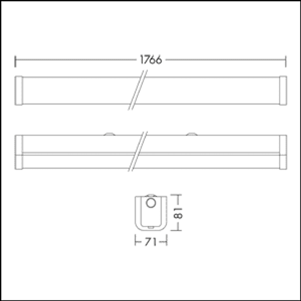 IP40 LED batten image 8