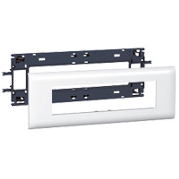 Mosaic support - for adaptable DLP cover depth 85 mm - 8 modules image 1