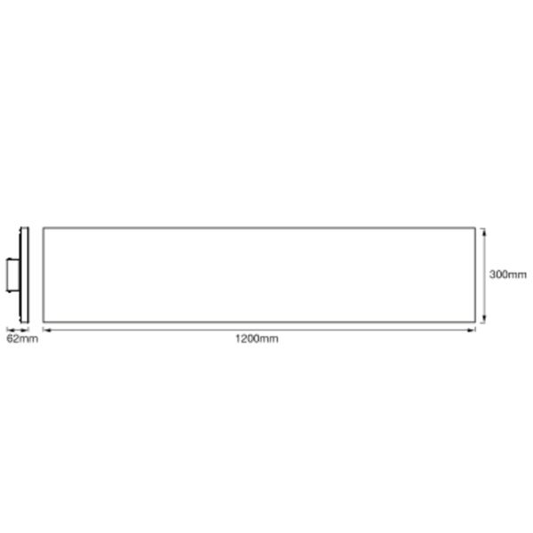 PLANON™ Frameless 1200x300mm 40W 3000K image 3