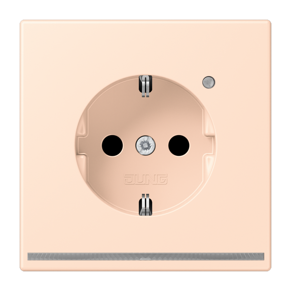 SCHUKO socket with LED pilot light LC320 LC1520-OLNW228 image 1