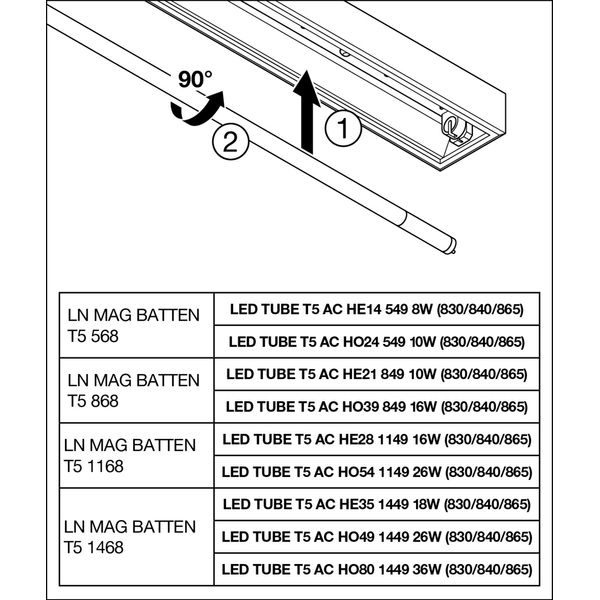 LINEAR MAGNETIC BATTEN T5 1168 image 12