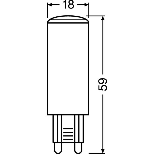 PARATHOM® LED PIN G9 50 4.8 W/2700K G9 image 4