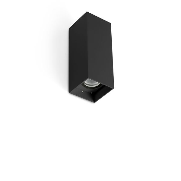 KOV BLACK SQUARE WALL L. LED 2x6W 2700K 23°/34° image 1