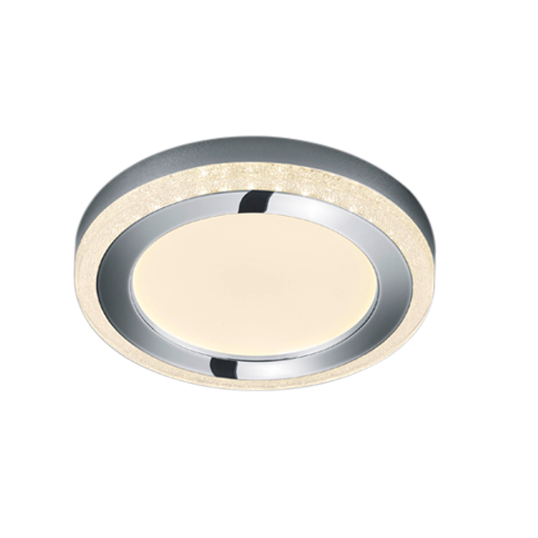 Slide LED ceiling lamp 40 cm chrome RGBW image 1