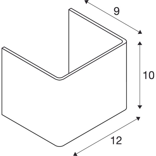 MANA shade 12, aluminium, white image 1