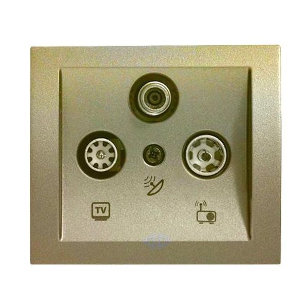 Thea Blu Accessory Dore Sat Socket Trans (Sat-TV-Rd) (13dB) image 1