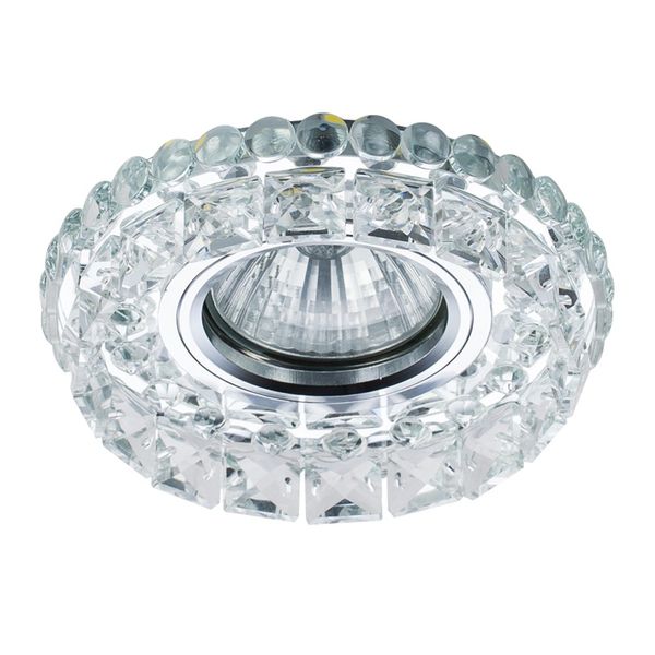 Ilux Round Crystal LED Recessed Light GU10 image 2
