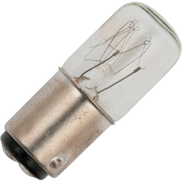 Ba15d T16x45 130V 38mA 5W C-5A 2Khrs Clear image 1