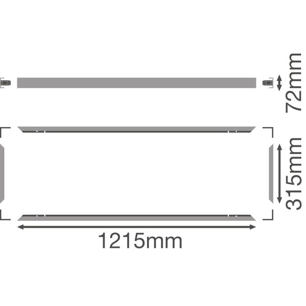 SURFACE MOUNT KIT VALUE 1200 X 300 SF MOUNT KIT H70 VAL image 7