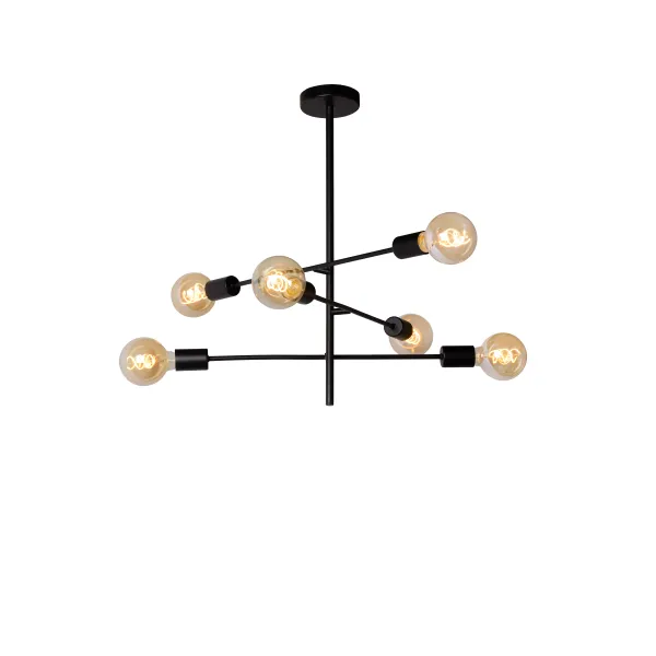 LESTER Ceiling light 59/59/85 cm E27/60W Black image 1