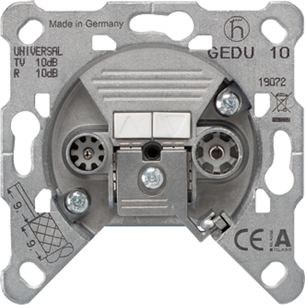 TV/FM socket outlet insert GEDU10 image 1