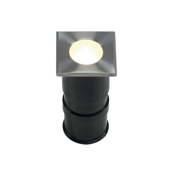 POWER TRAIL LITE SQUARE rec. spot, 1W, 3000K, IP67, st steel image 1