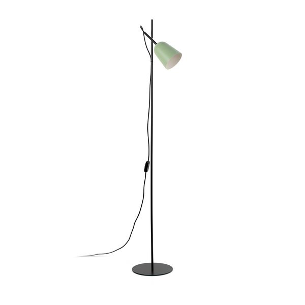 STUDIO FLOOR LAMP GREEN SHADE 1XE14 image 1