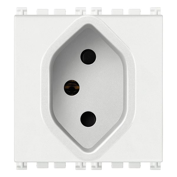 2P+E10A Swiss 13 SICURY outlet white image 1