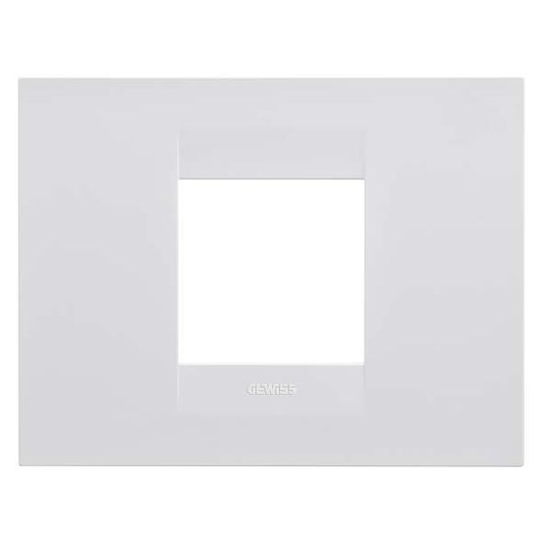 GEO PLATE - IN TECHNOPOLYMER - 2 MODULES - WHITE - CHORUSMART image 2