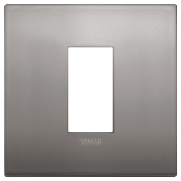 Classic plate 1M metal black nickel image 1