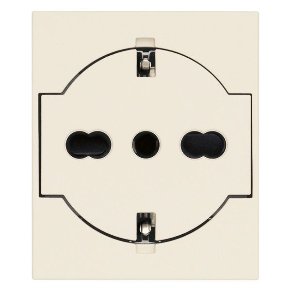 Flat 2P+E P40 Universal outlet canvas image 1