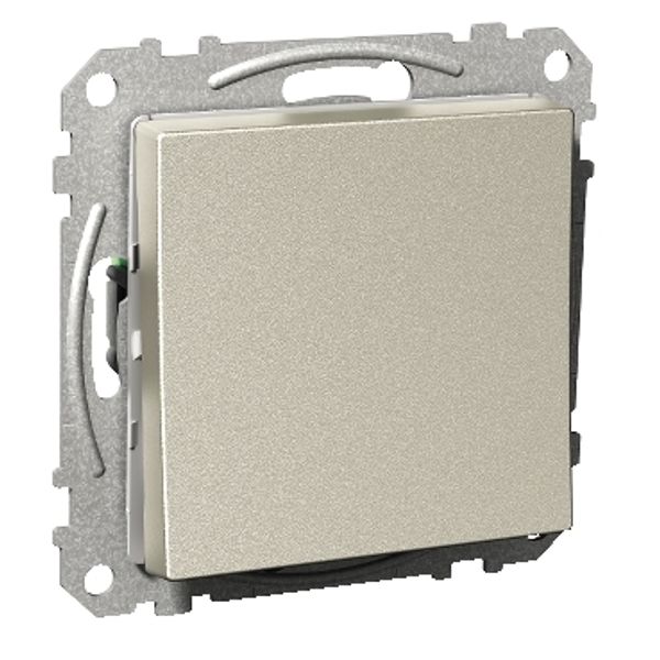 Exxact rocker switch 2-way screwless metallic image 3