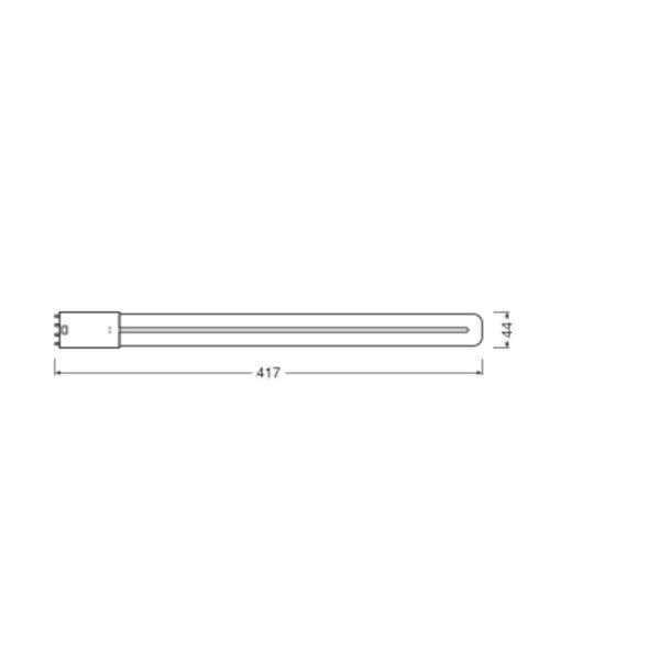 DULUX LED L HF & AC MAINS V 18W 830  2G11 image 8