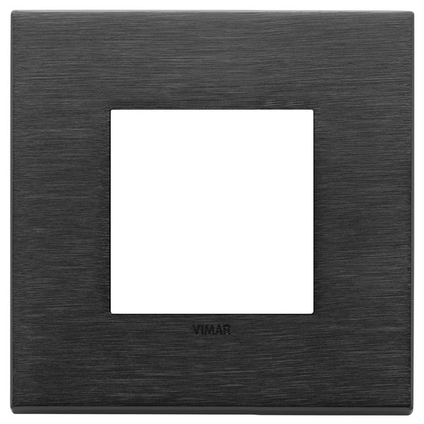 Plate 2M metal brushed black image 1