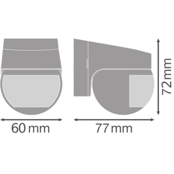 SENSOR WALL 110DEG IP44 WT image 9