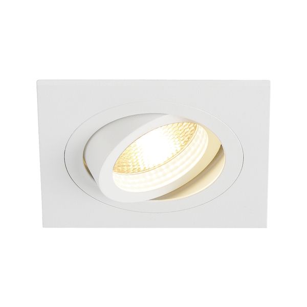 NEW TRIA I GU10 downlight, max. 50W, angular, alu, white image 8