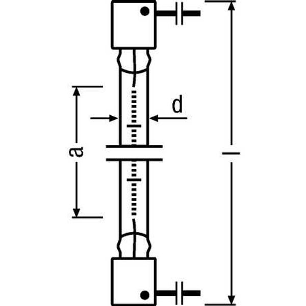 ITT 2000W 235V-0826 K/S 12X1       OSRAM image 1