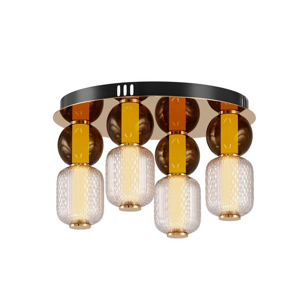 Modern Drop Ceiling lamp Gold image 1