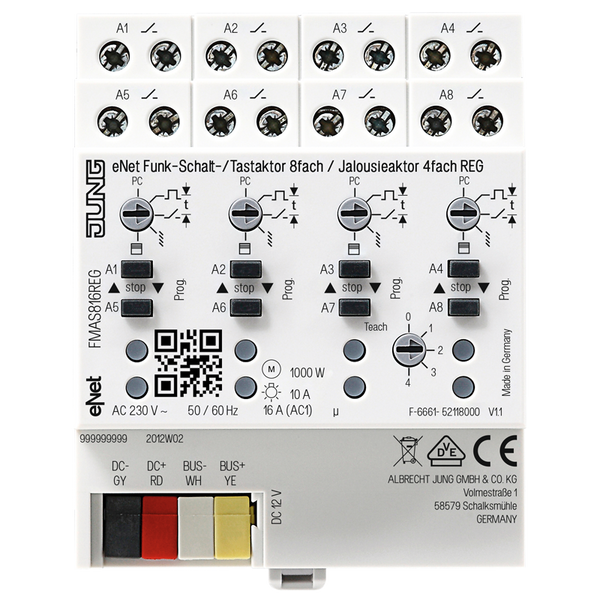 ENet push-button standard 1-gang FMCD1700GR image 3