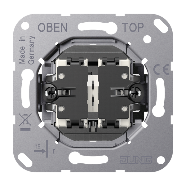 2-gang switch insert 1-pole, 2-way K509EU image 1