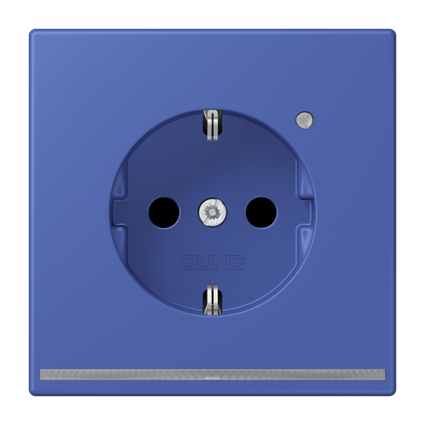 SCHUKO socket with LED pilot light LC320 LC1520-OLNW206 image 1