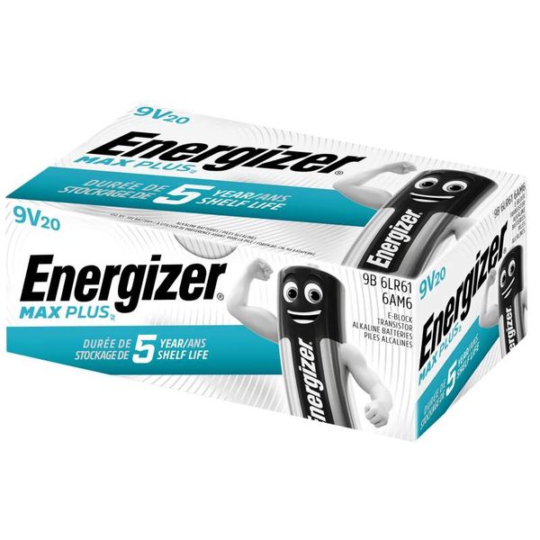 ENERGIZER Max Plus 6LR61 9V 20-Pack image 1