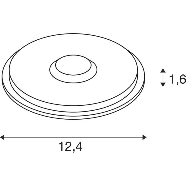 BIG PLOT LED module, aluminium, 3000K image 1