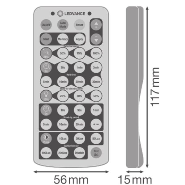 HIGH BAY SENSOR GEN 4 ACCESSOIRES REMOTE CONTROL 87 147 190W image 8