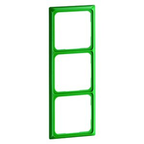 STANDARD cover frame Inline 3-fold green image 1