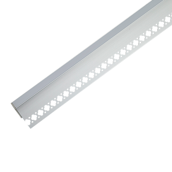 2m Step Edge Profile 10x10mm IP65 Silver image 8